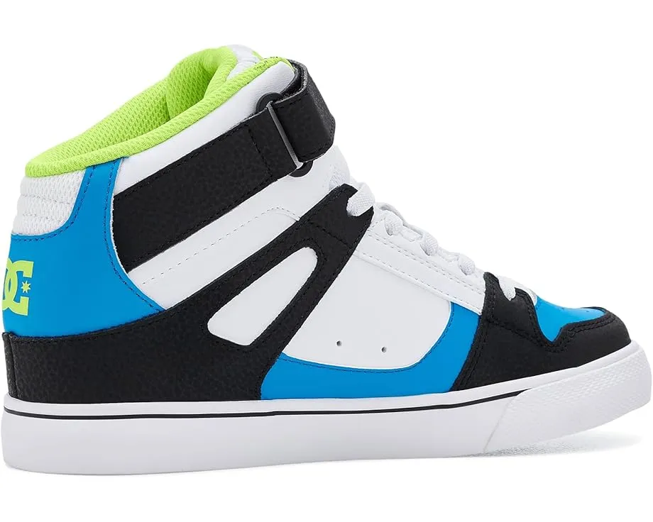 Детские кроссовки DC Kids Pure Hi Top EV высокие на липучке