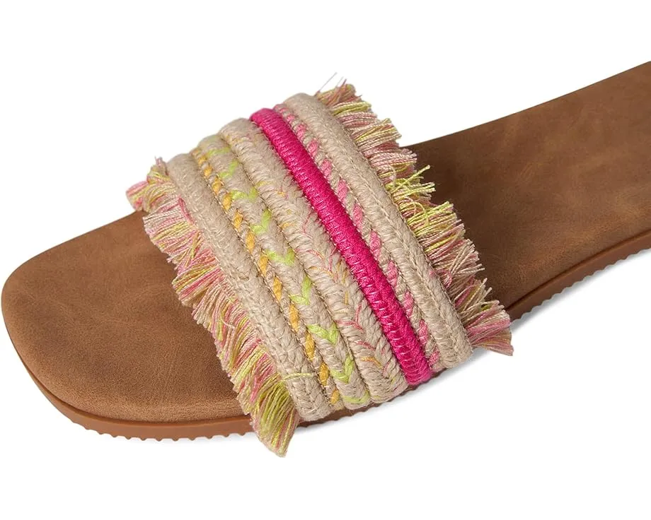 Сандалии Roxy Positano с открытым круглым носком и плоской подошвой