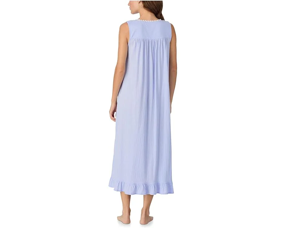 Ночная сорочка Eileen West без рукавов из хлопкового батиста в балетном стиле