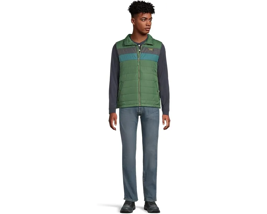 Пуховик L.L.Bean Mountain Classic с цветными блоками и утеплителем ColdShield