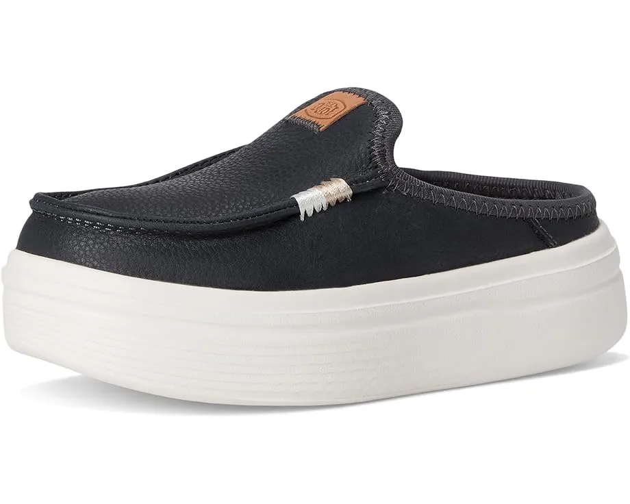 Детские кроссовки Hey Dude Kids Austin Lift Y Leather на платформе с гибкой подошвой