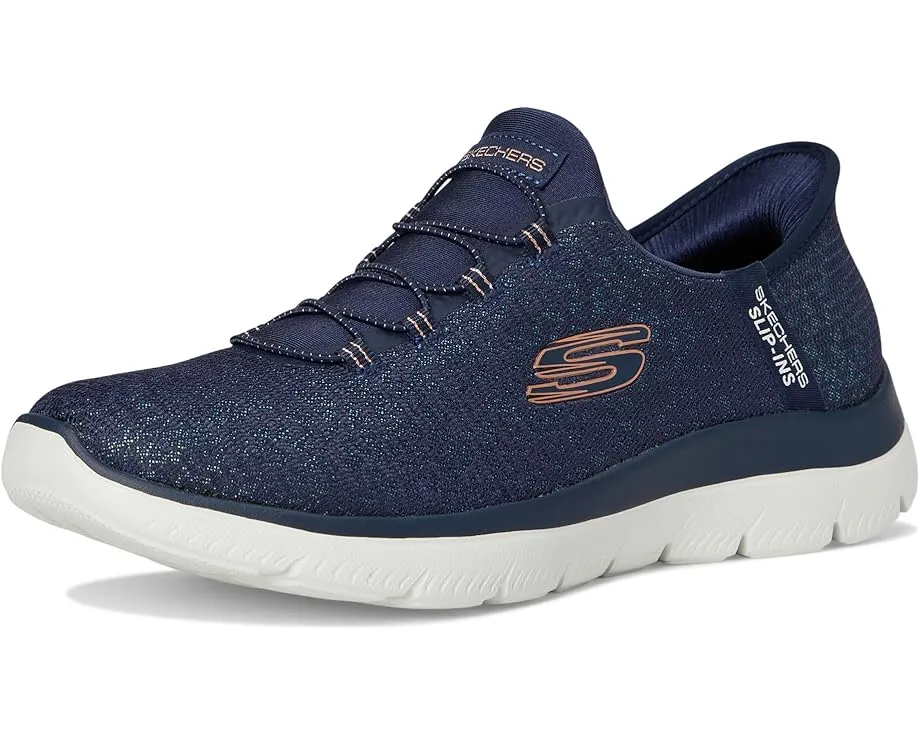 Веганские кроссовки SKECHERS Summits Lunar Glow Hands Free Slip-Ins