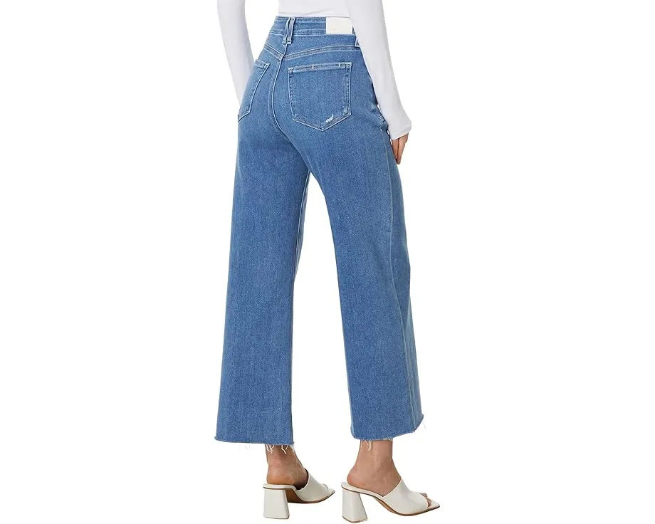 Джинсы Paige Anessa Set In Pockets Raw Hem в дистрессированной отделке Sunnie