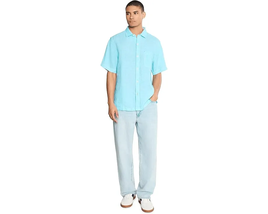 Льняная рубашка Tommy Bahama S/S Paradise Breezer с боковыми разрезами