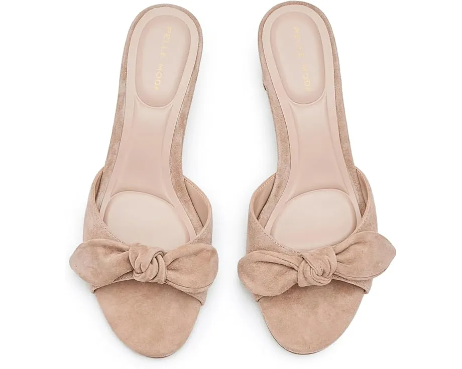 Босоножки Pelle Moda Eaden с бантом и каблуком из джута