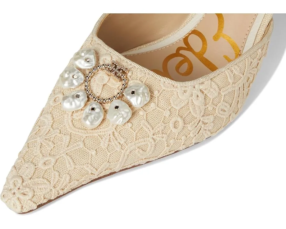 Босоножки на каблуке Brit Orchid с жемчужным декором Sam Edelman