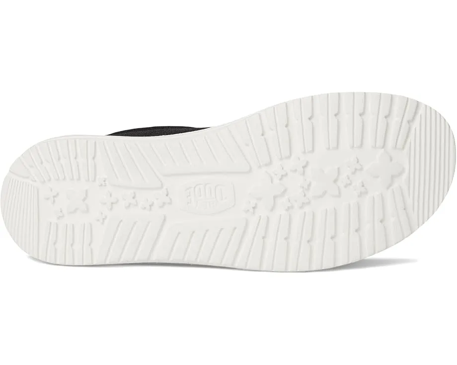 Кроссовки Hey Dude Wally Summer Linen с кожаными кисточками и круглым носком