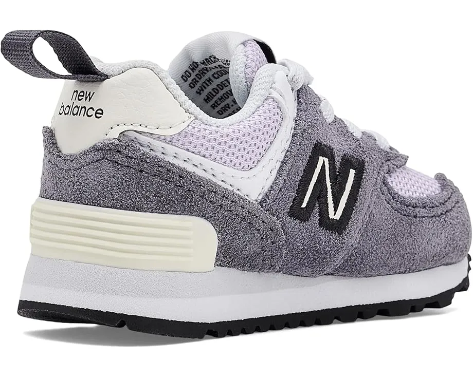 New Balance Kids 574 Bungee Lace первые кроссовки с липучкой