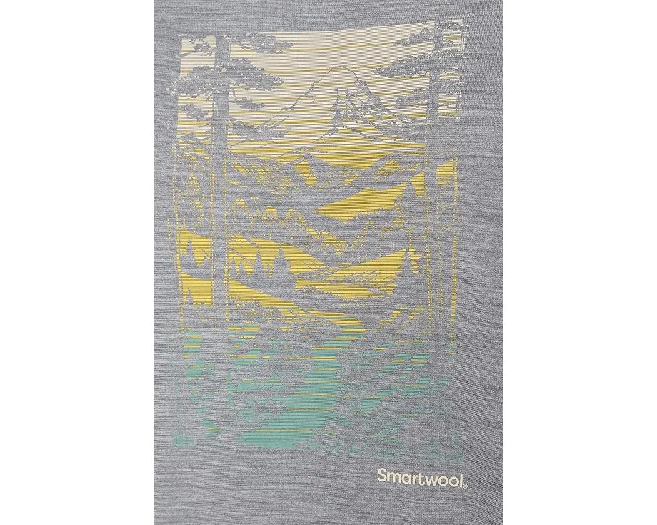 Футболка Smartwool Winding Trail с коротким рукавом и принтом