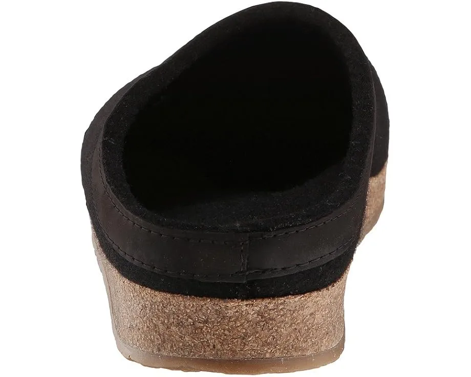 Клоги Haflinger GZL Leather Trim Grizzly с кожаной окантовкой