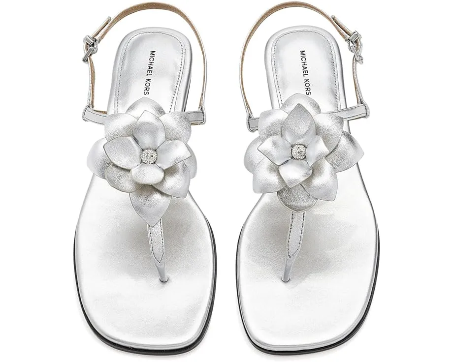 Сандалии Jacie Thong MICHAEL Michael Kors с кожаным цветком