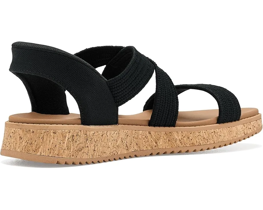 Кроссовки BOBS Skip Cute с холщовым верхом и шнуровкой bungee