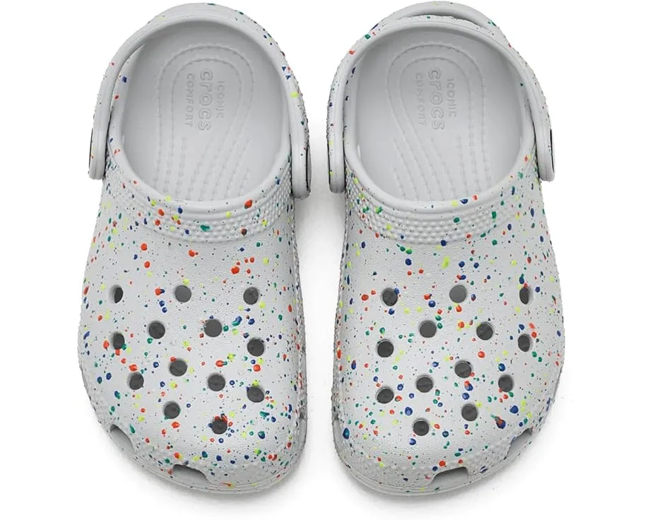 Crocs Classic Marbled Tie-Dye Clog сабо с мраморным принтом тай-дай