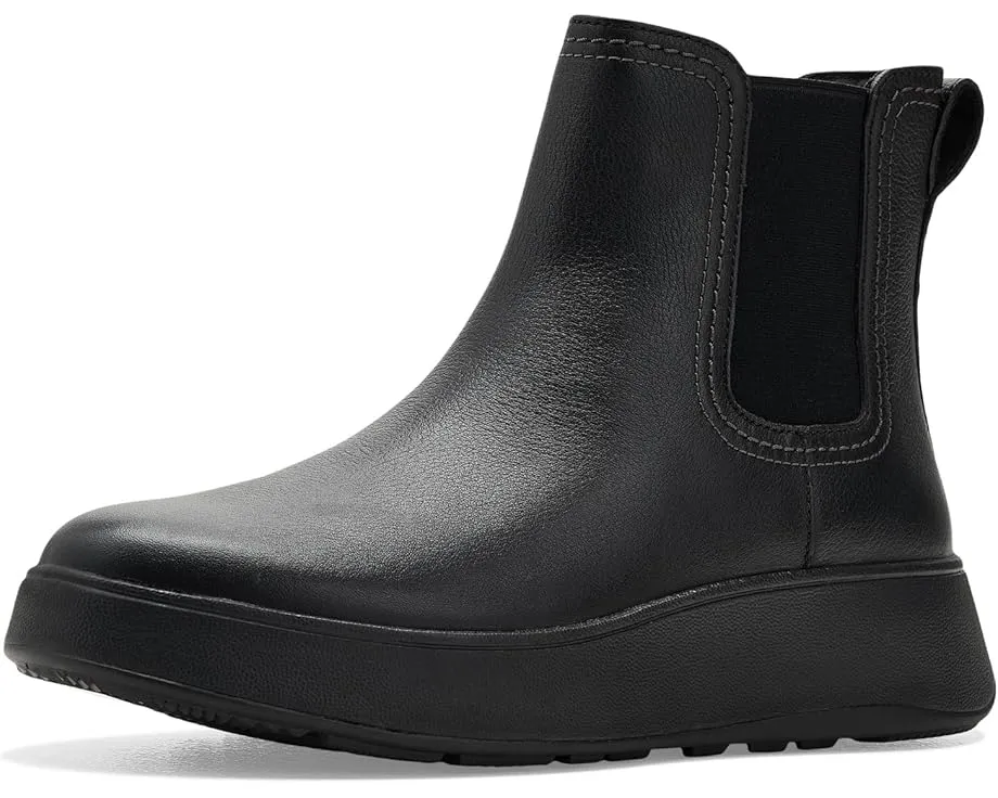 Chelsea-ботинки FitFlop F-Mode Stitch Warm из состаренной кожи с подошвой Microwobbleboard