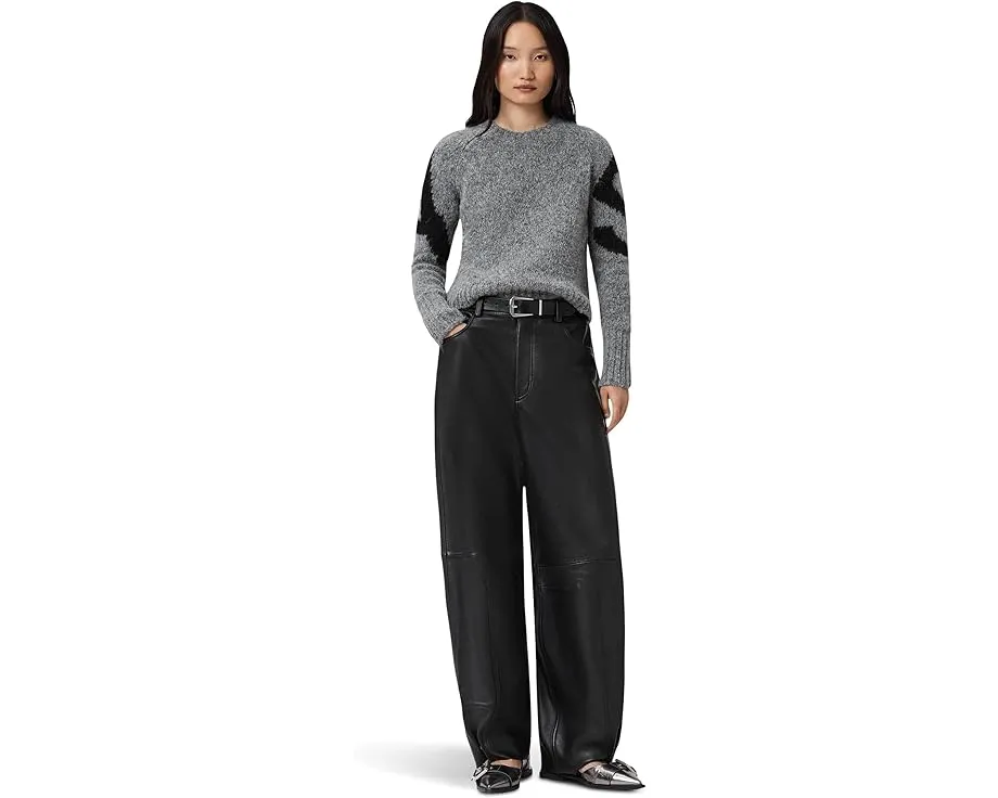 Джемпер AllSaints Sylvie с резинками из альпаки