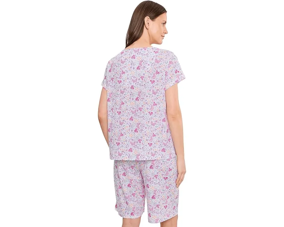 Пижамный набор V-Neck Tee и шорты Bermuda от Karen Neuburger