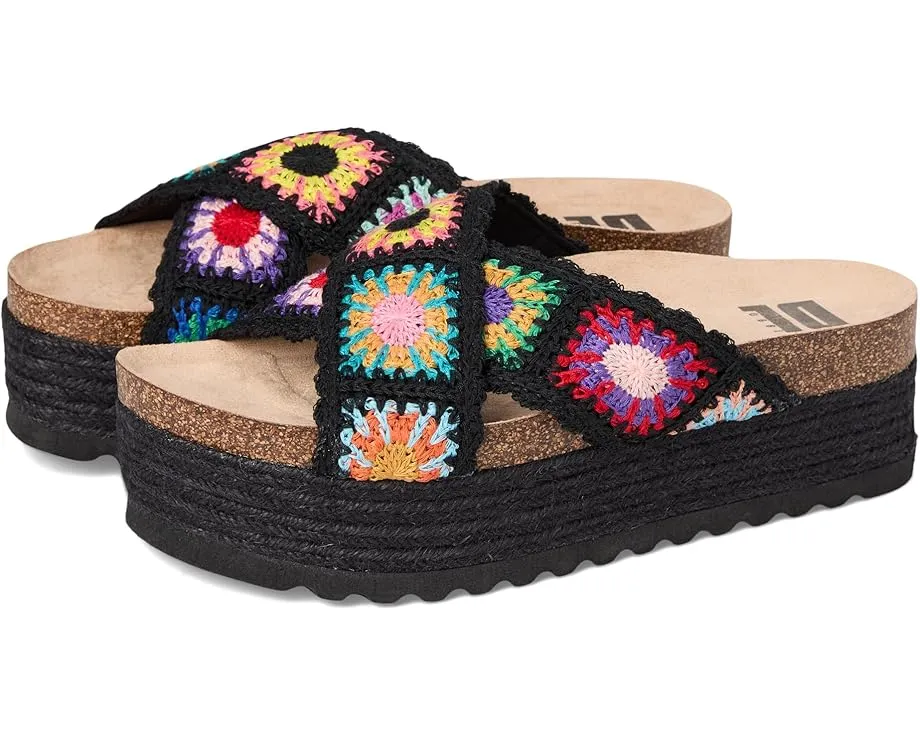 Туфли Plays от Dirty Laundry на платформе с узором и открытым носком