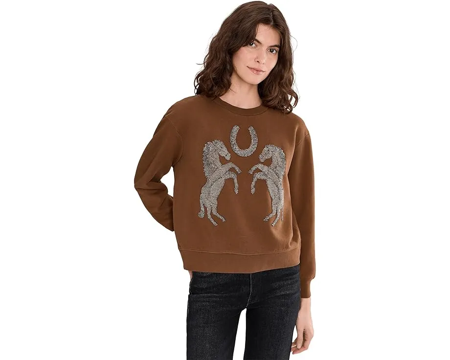 Свитшот AllSaints Luck Pippa с пайетками из органического хлопка