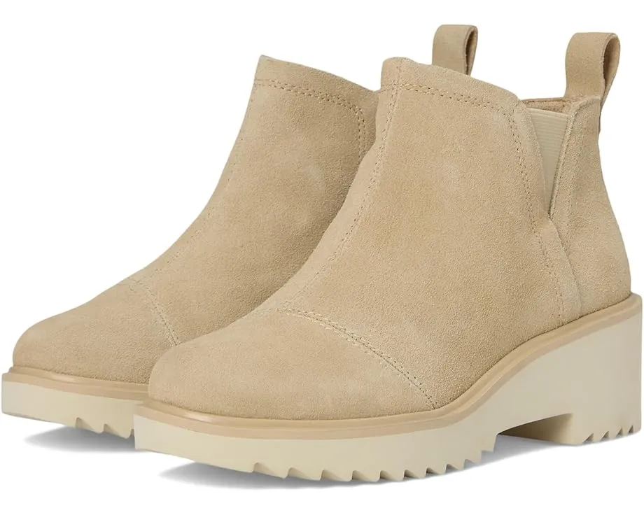 Ботинки TOMS Maude на платформе из замши с боковой молнией