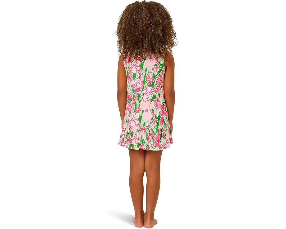 Платье Mini Riegan с присборенным подолом от Lilly Pulitzer Kids