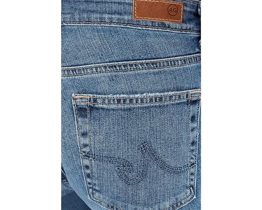 Джинсы Mari Mid-Rise Slim Straight Crop с прямой посадкой и укороченными штанинами в цвете 15 Years Prague