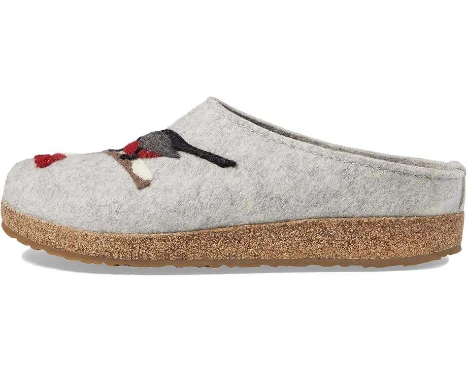 Обувь Haflinger Winterbird с пробковой стелькой и вышивкой