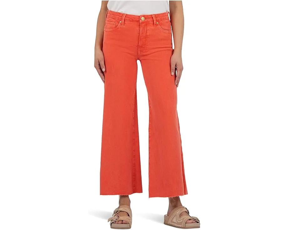 Джинсы KUT from the Kloth Meg с высокой посадкой и широкими штанинами