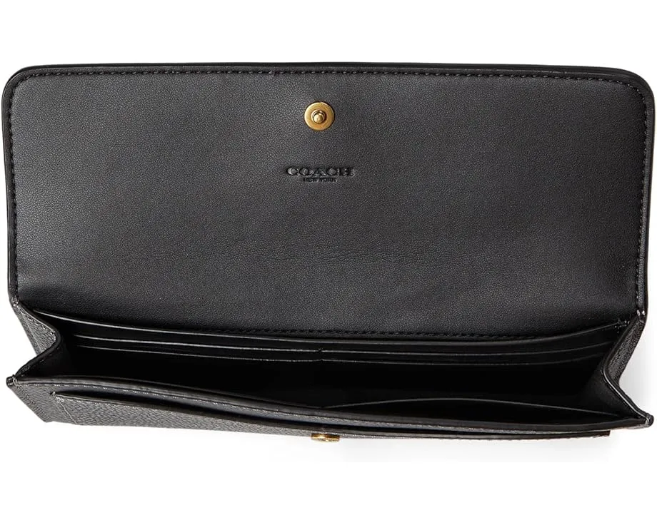 Длинный кошелек-клатч COACH Mila Long Flap с карманом для монет