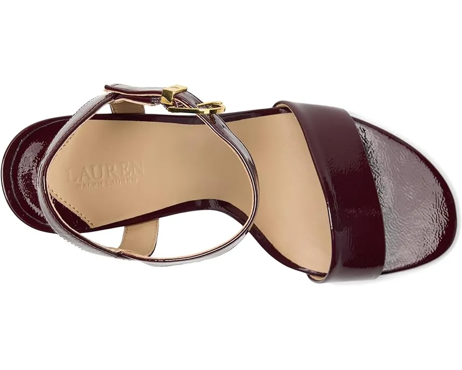 Босоножки Lauren Ralph Lauren Gwen из жатой лаковой кожи