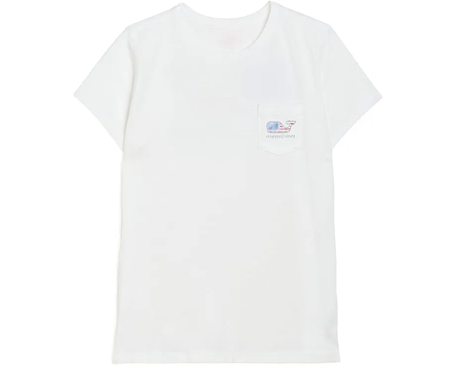 Футболка Vineyard Vines Kids Short Sleeve Pocket Tee с коротким рукавом и карманом