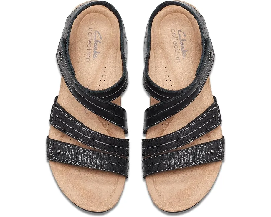 Босоножки Clarks Calenne Clara на клине с ремешками из кожи