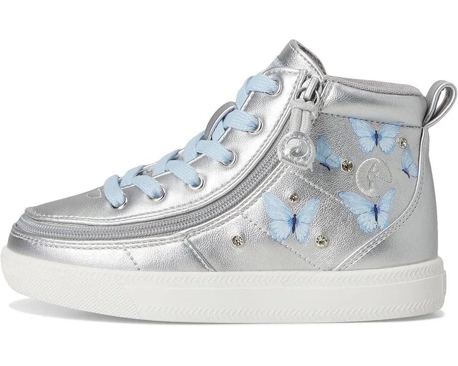 Детские кроссовки BILLY Classic Lace High с блестками и молнией по всей длине