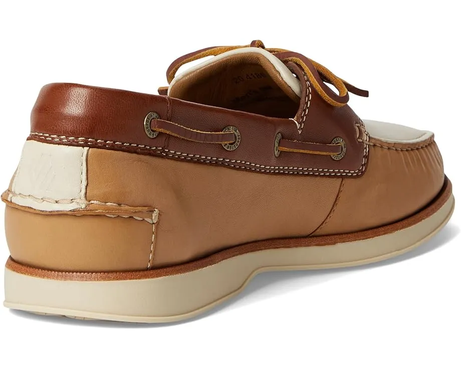 Johnston & Murphy Monaco 2-Eye Boat Shoe мокасины из мягкой кожи с рафией