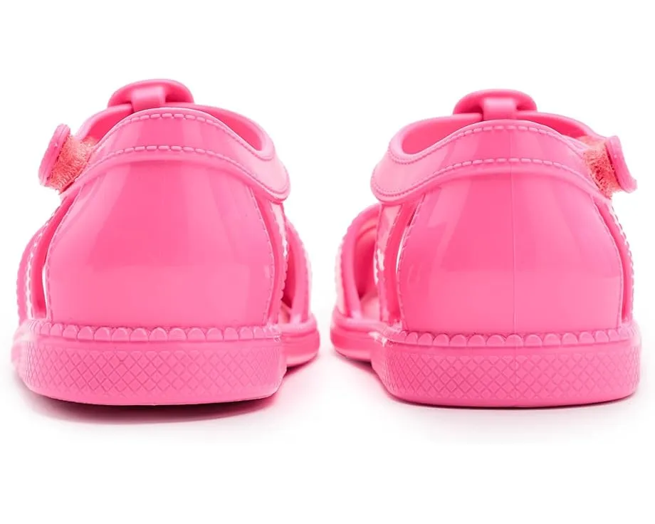 Mini Melissa Сандалии Hip Heart Ballerina для малышей с липучкой и водонепроницаемым ПВХ