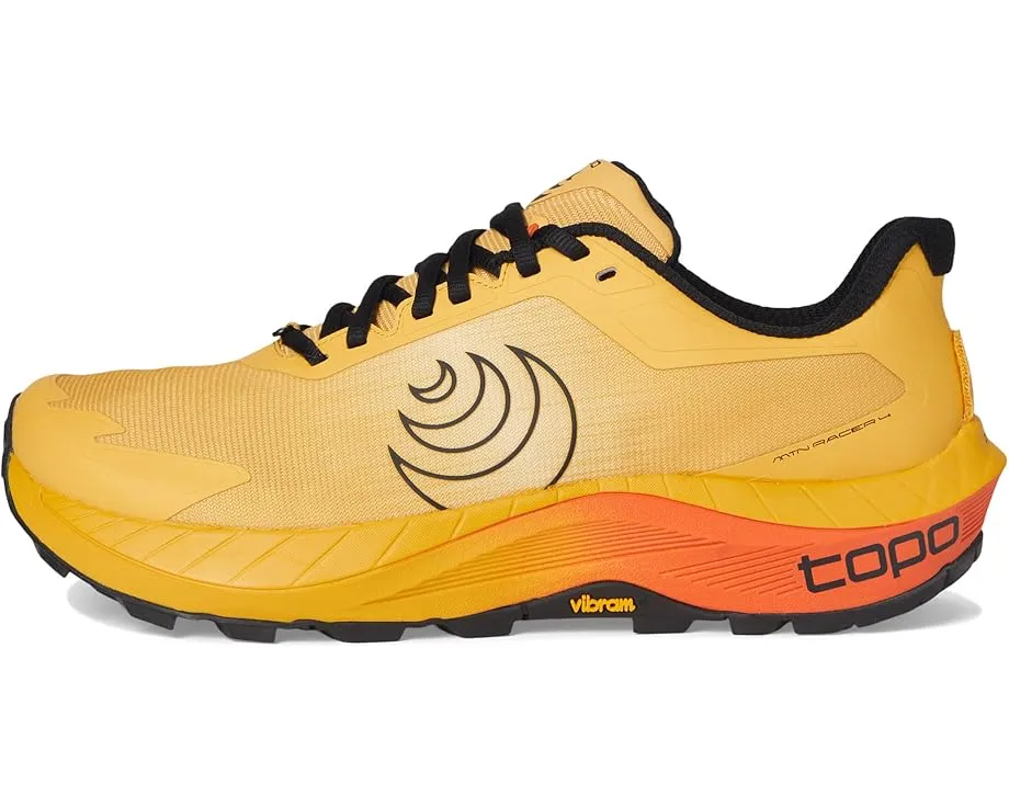 Трейловые кроссовки Topo Athletic MTN Racer 4 с высоким профилем амортизации и подошвой Vibram Megagrip