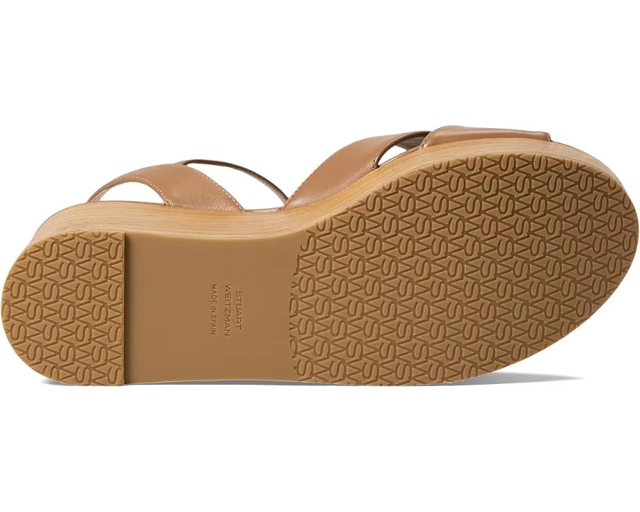 Босоножки Carmen Midi Wedge на танкетке Stuart Weitzman