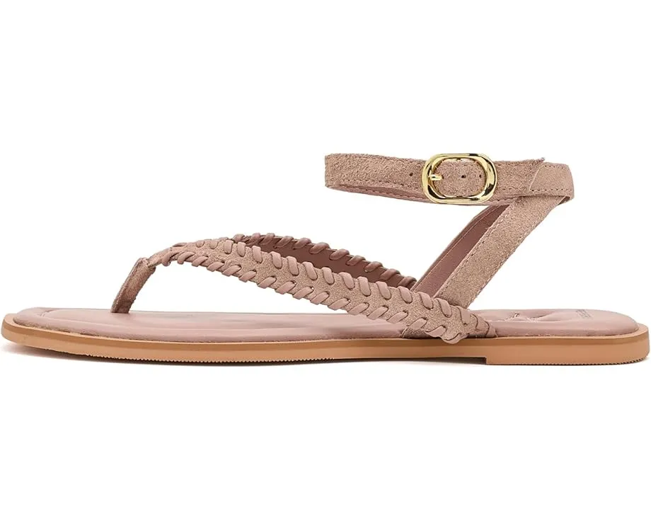Сандалии Free People Waverly Whipstitch с ручной строчкой и открытым носком