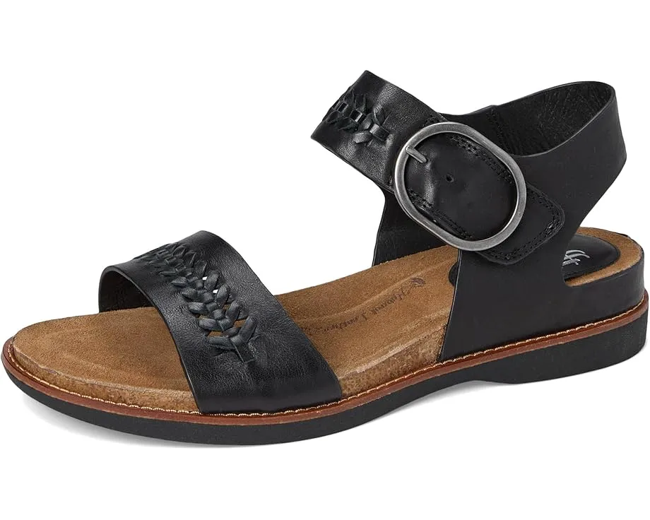 Sofft Bali II сандалии из плетеной кожи с пробковой стелькой и скрытой застежкой