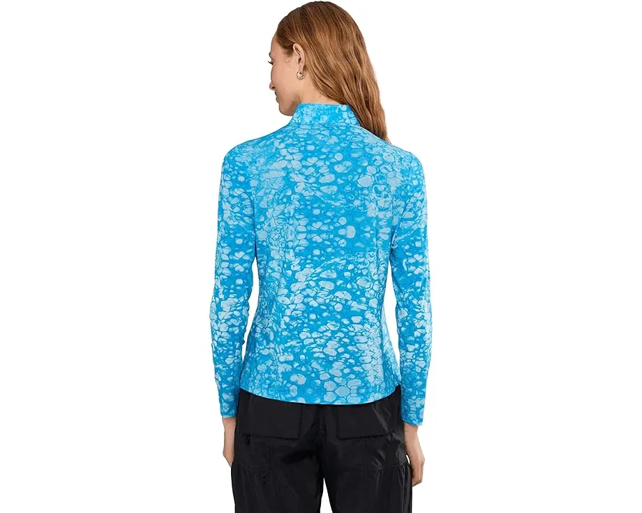 Длинная блуза Jamie Sadock с принтом Bubbles и защитой от солнца Sunsense