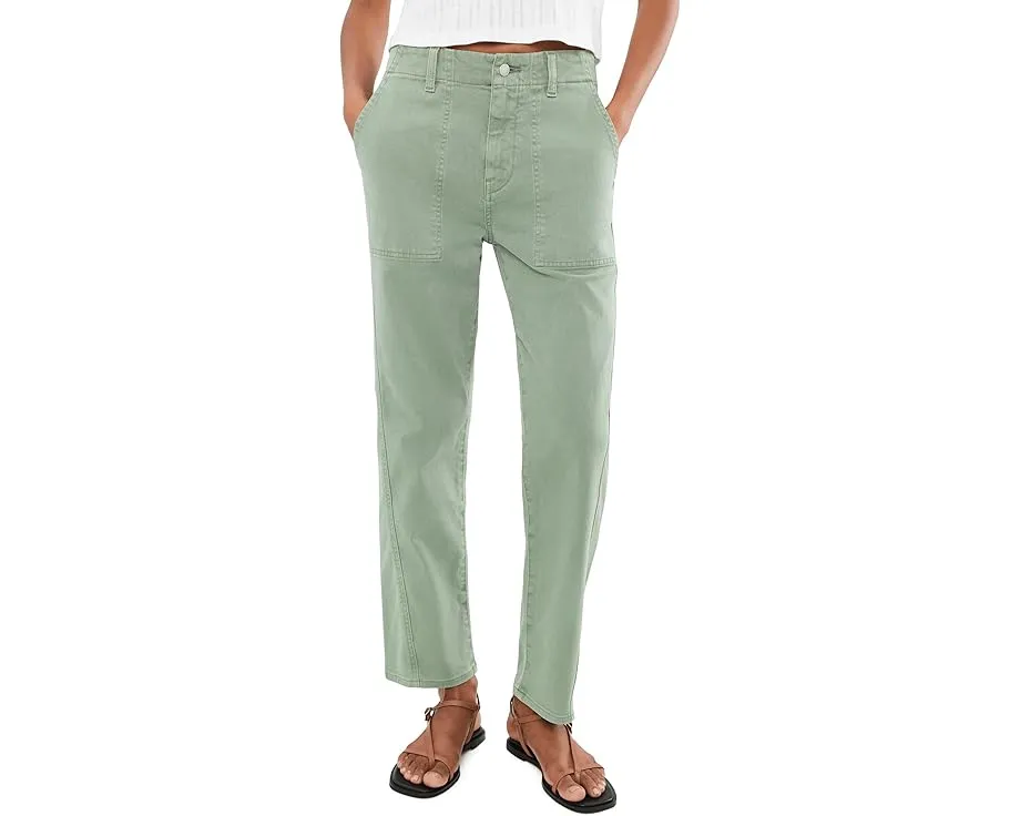 AG Jeans Analeigh брюки карго средней посадки Sulfur Faded Moss
