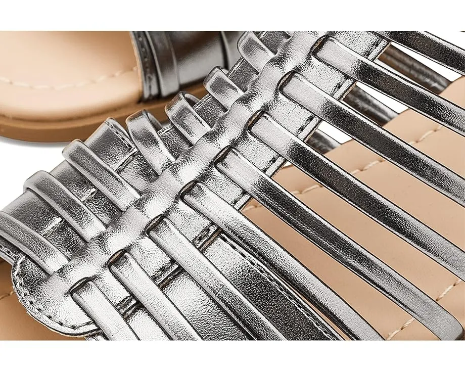 Journee Collection Сандалии Delilah на низком клине с комфортной пеной Comfort Foam™