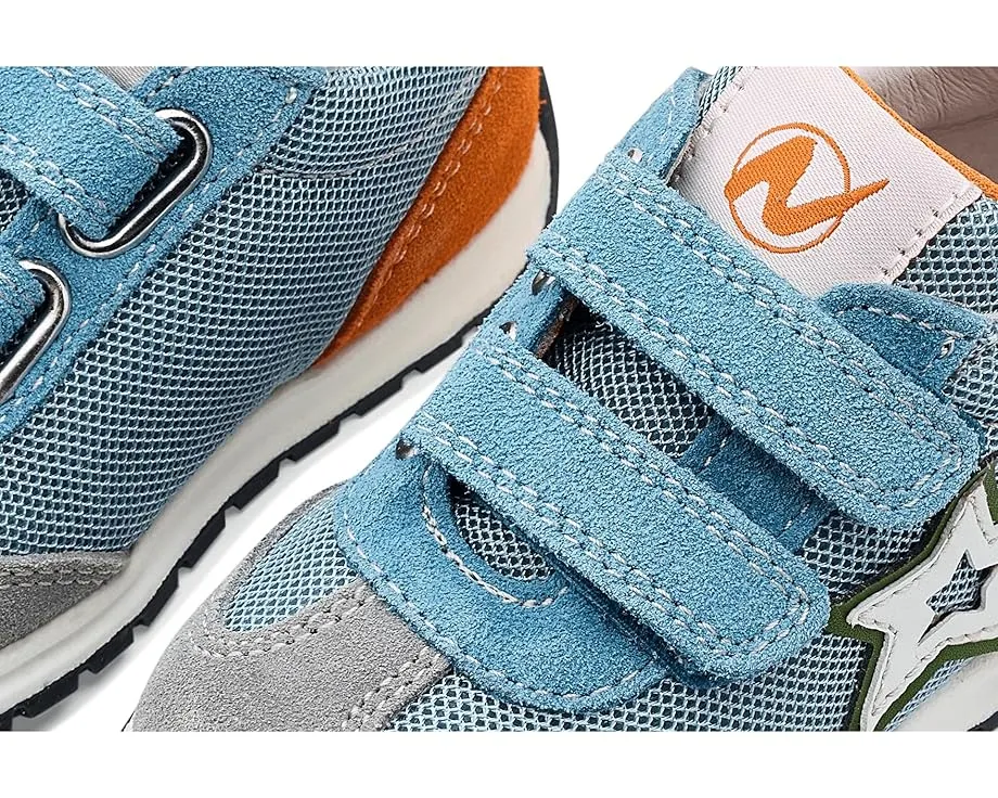 Детские кроссовки Naturino Crumi Vl с логотипом STAR и контрастной пяткой