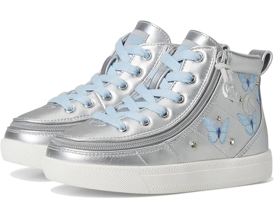 Детские кроссовки BILLY Classic Lace High с блестками и молнией по всей длине