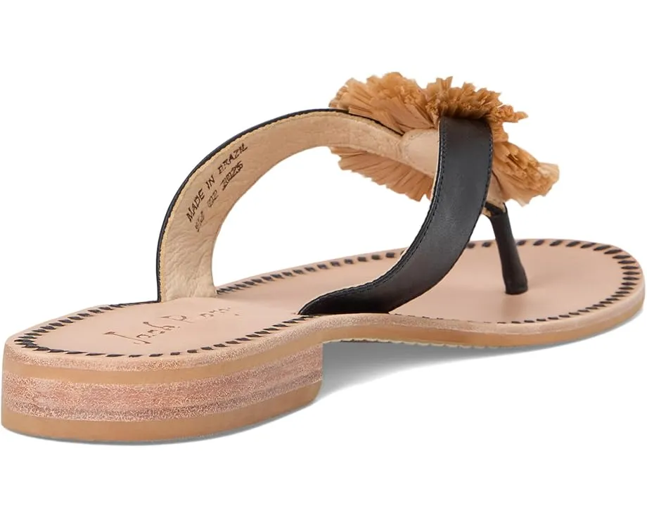 Сандалии Jack Rogers Cay Thong с медальоном из рафии