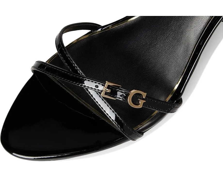 Босоножки GUESS Connee на тонком каблуке с кожаным верхом и стелькой