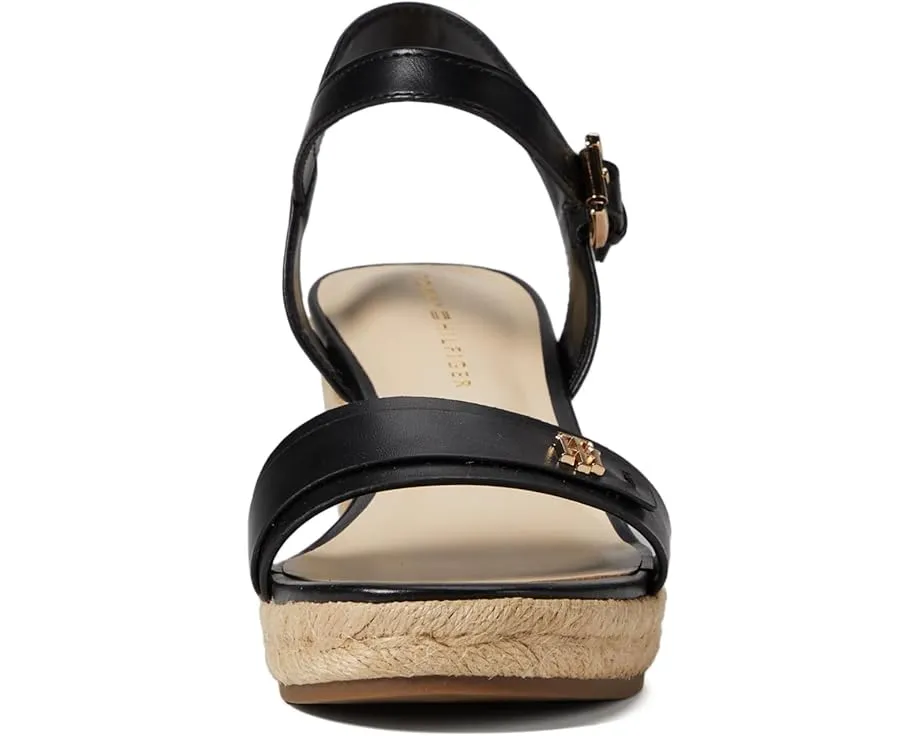 Сандалии Tommy Hilfiger Genavo на танкетке с плетеным ремешком и миндалевидным носком