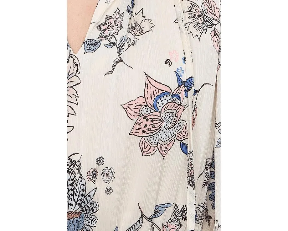 Макси-платье Vince Camuto с V-образным вырезом и длинными рукавами