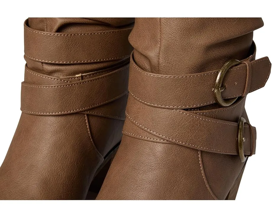 Ботинки Late в мотто-стиле от Journee Collection на платформе