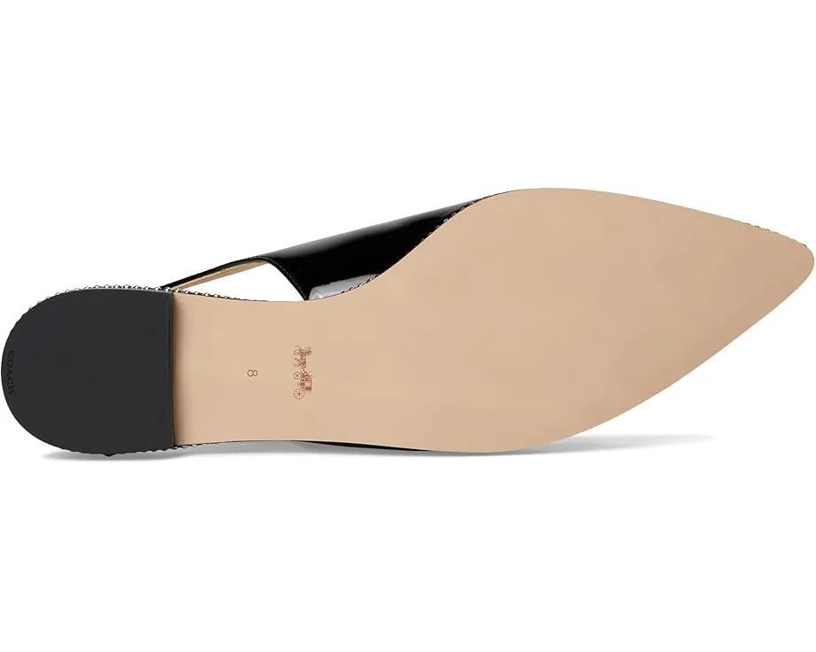 Туфли-лодочки Claire Patent Leather Skimmer от COACH с ремешком