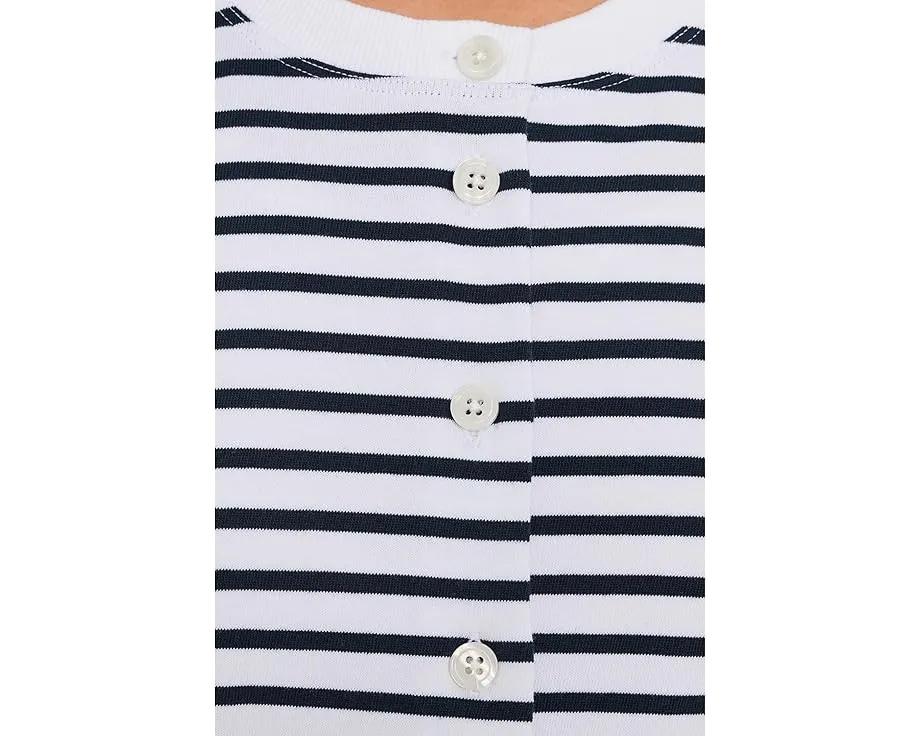 Кардиган Lilla P с резинкой по краям из структурированного трикотажа